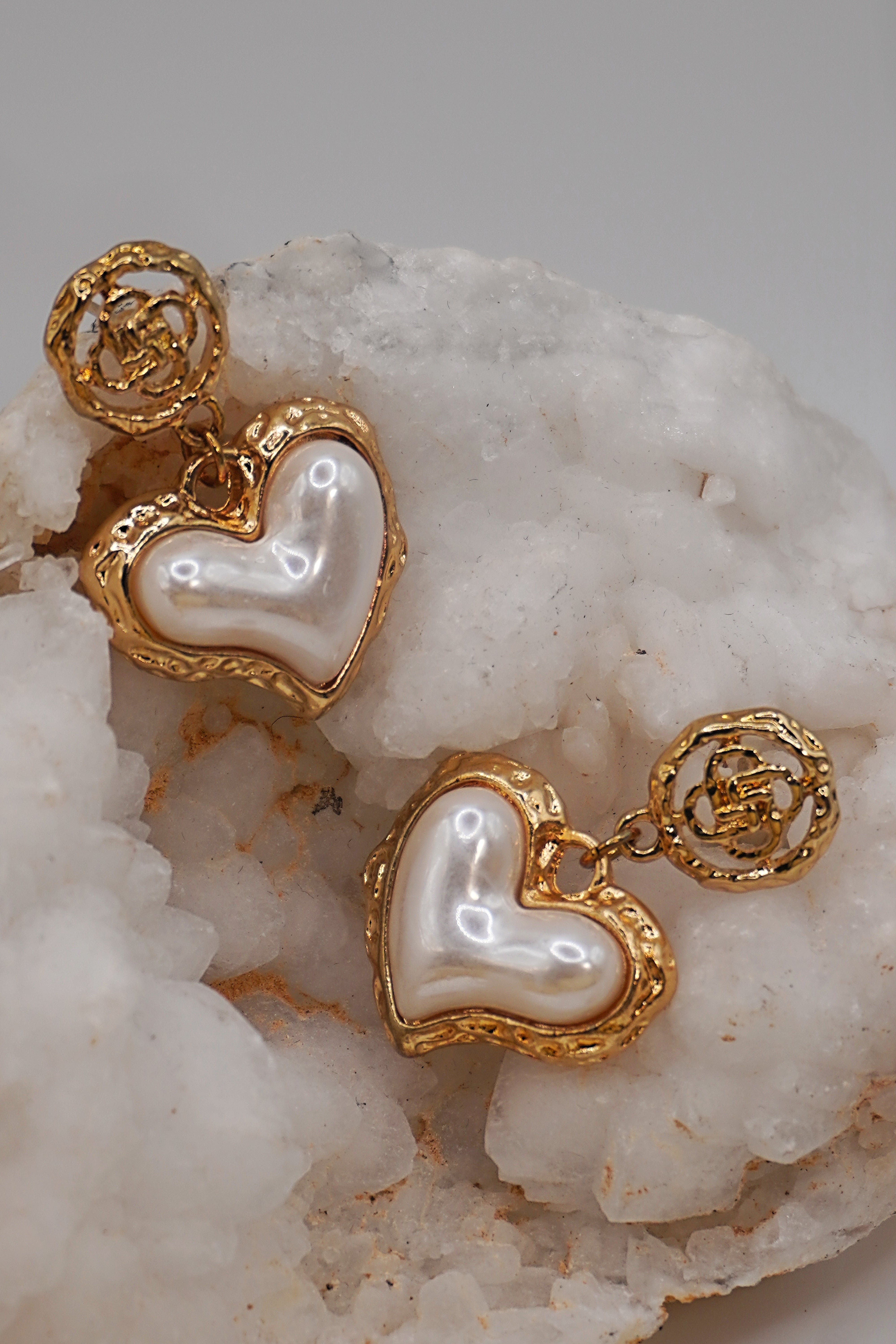 Halo Heart Earrings