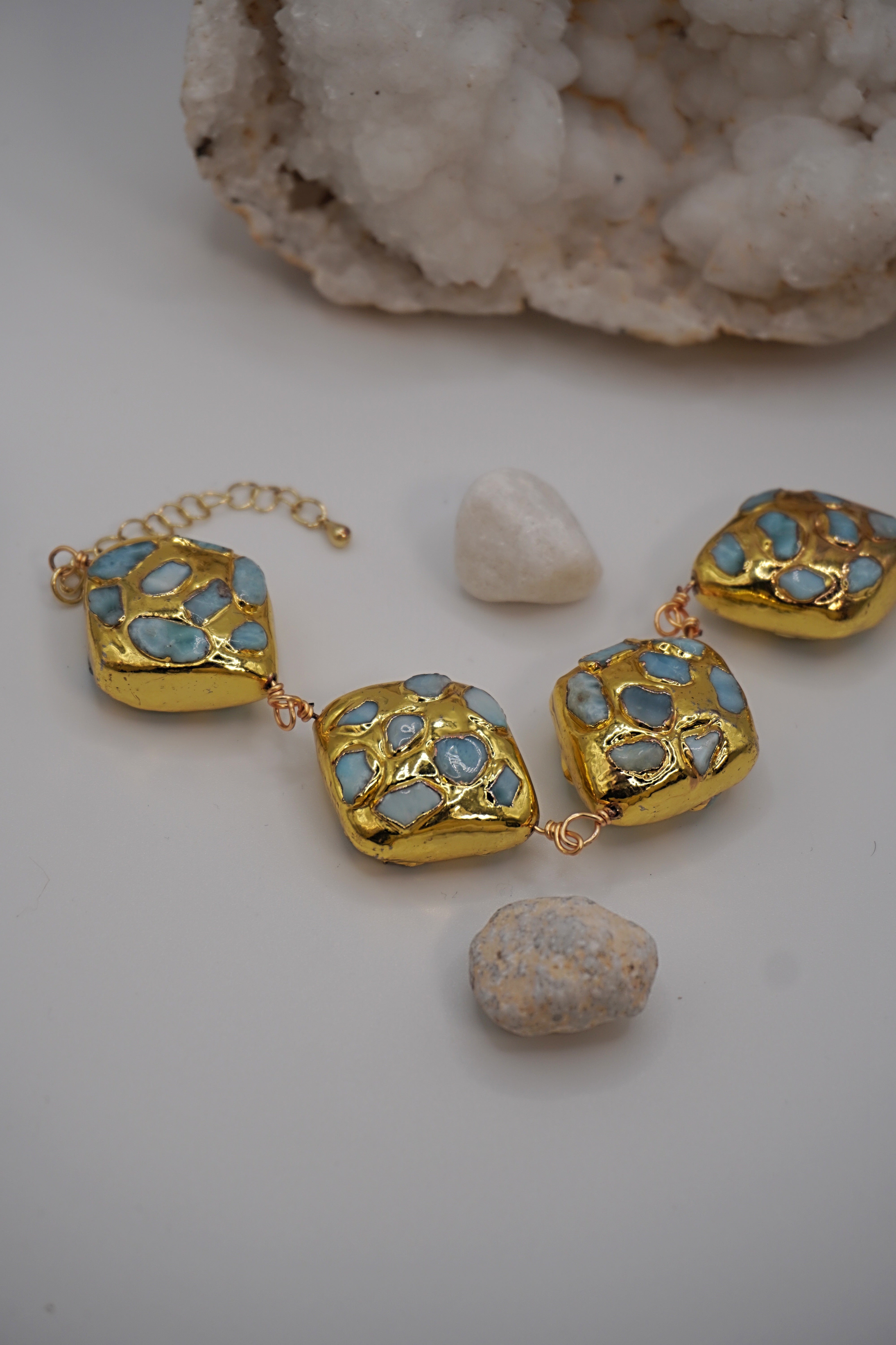 Azure Mosaic Bracelet