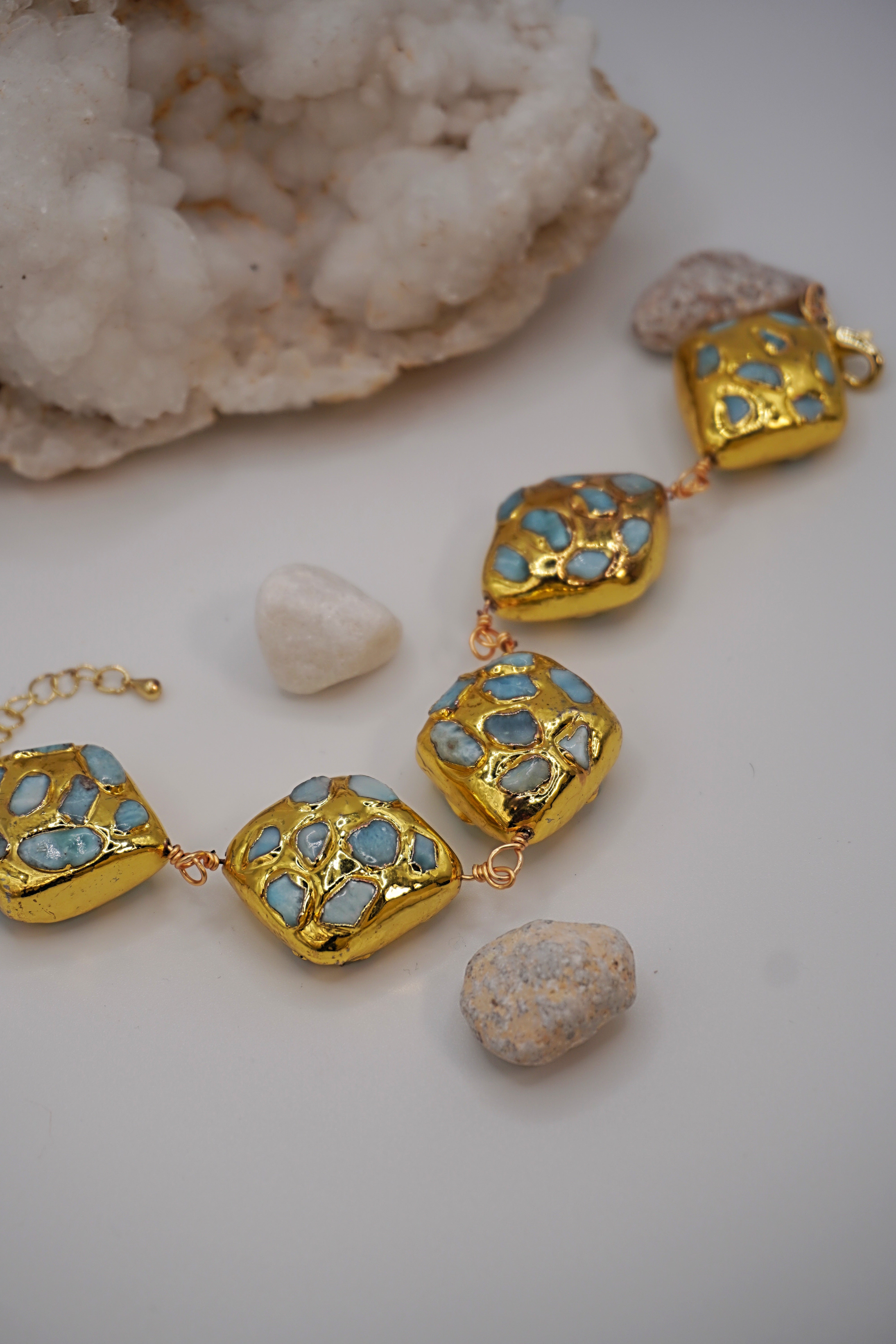 Azure Mosaic Bracelet