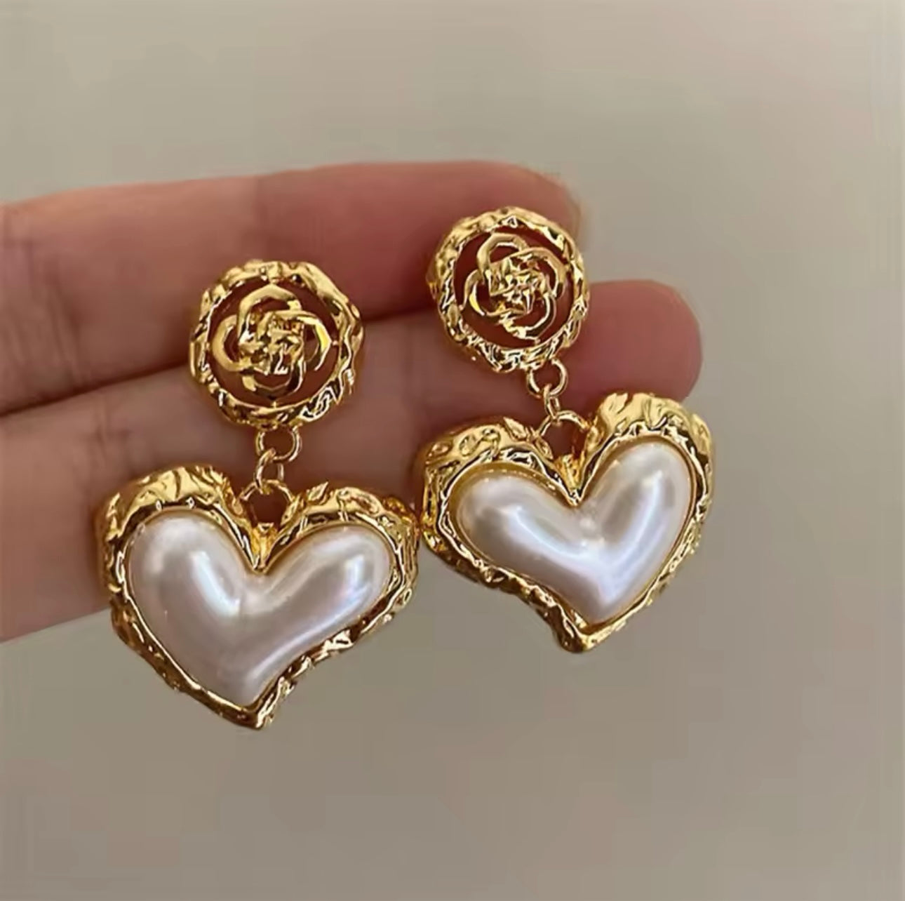 Halo Heart Earrings